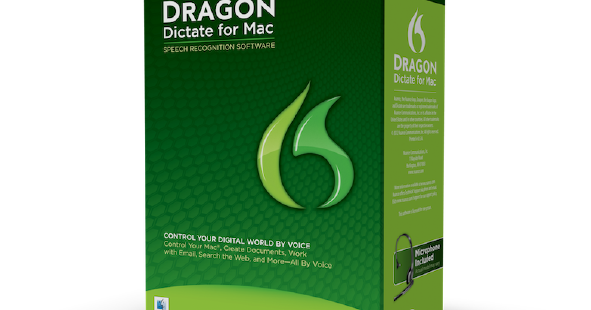 dragon dictate trial software