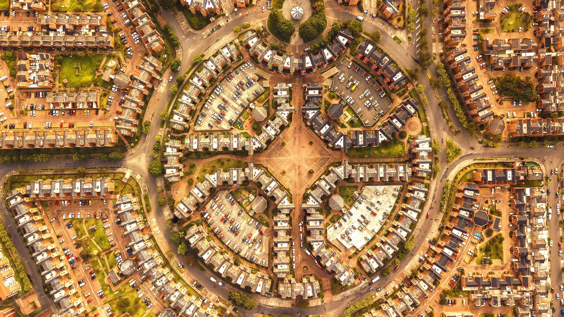 Volume 3 of an ongoing series called Aerial Facades from Camilo Monzón Navas in Colombia (Credit: MonzoonPhoto Behance CC BY-NC-ND 4.0)