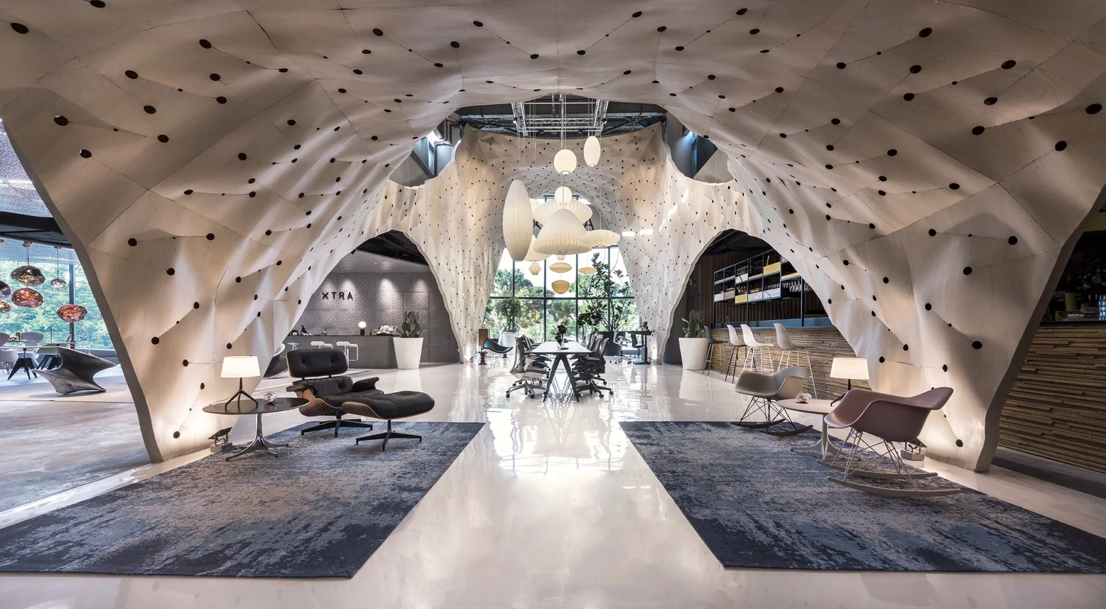 The World Interior of the Year Prize went to Produce.Workshop, Fabricwood, Singapore