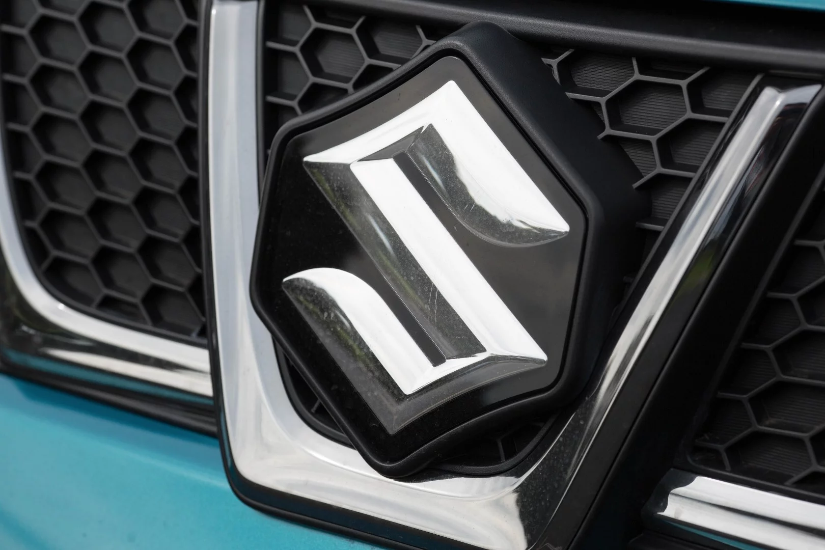 Suzuki is not afraid to show off its badge on the nose of the Vitara