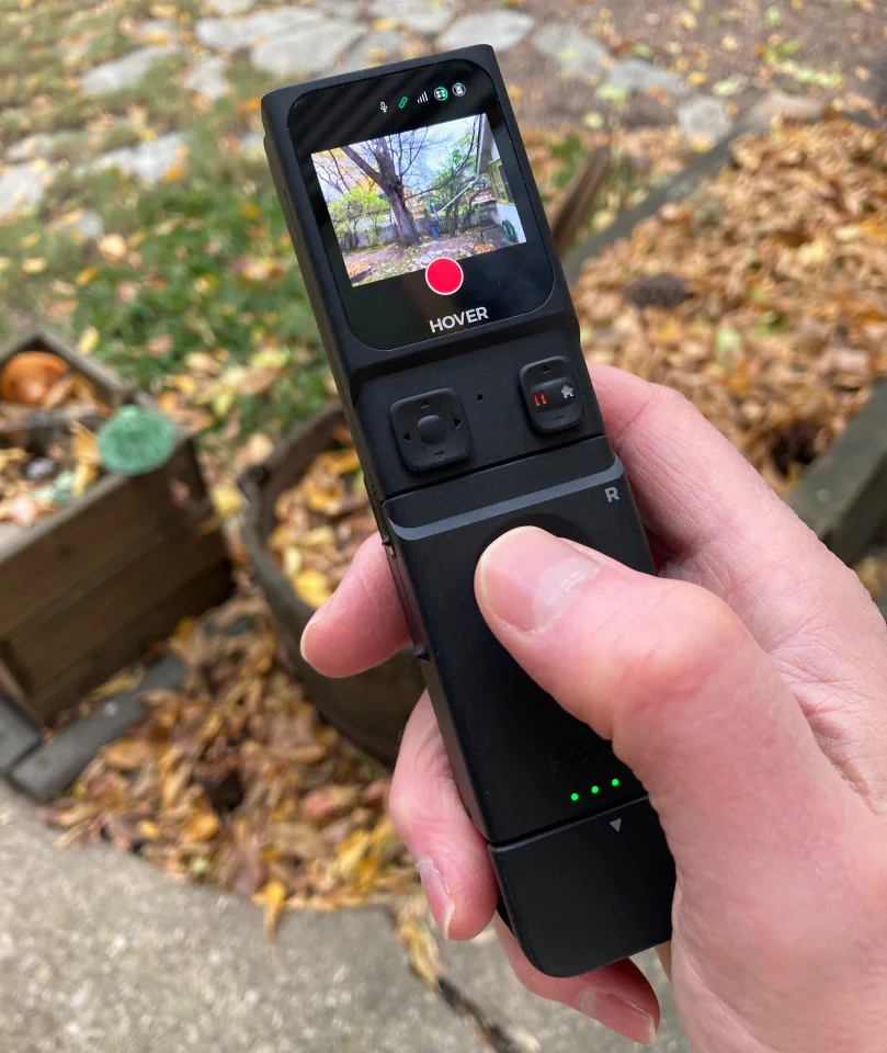 The Beacon with the one-handed joystick remote