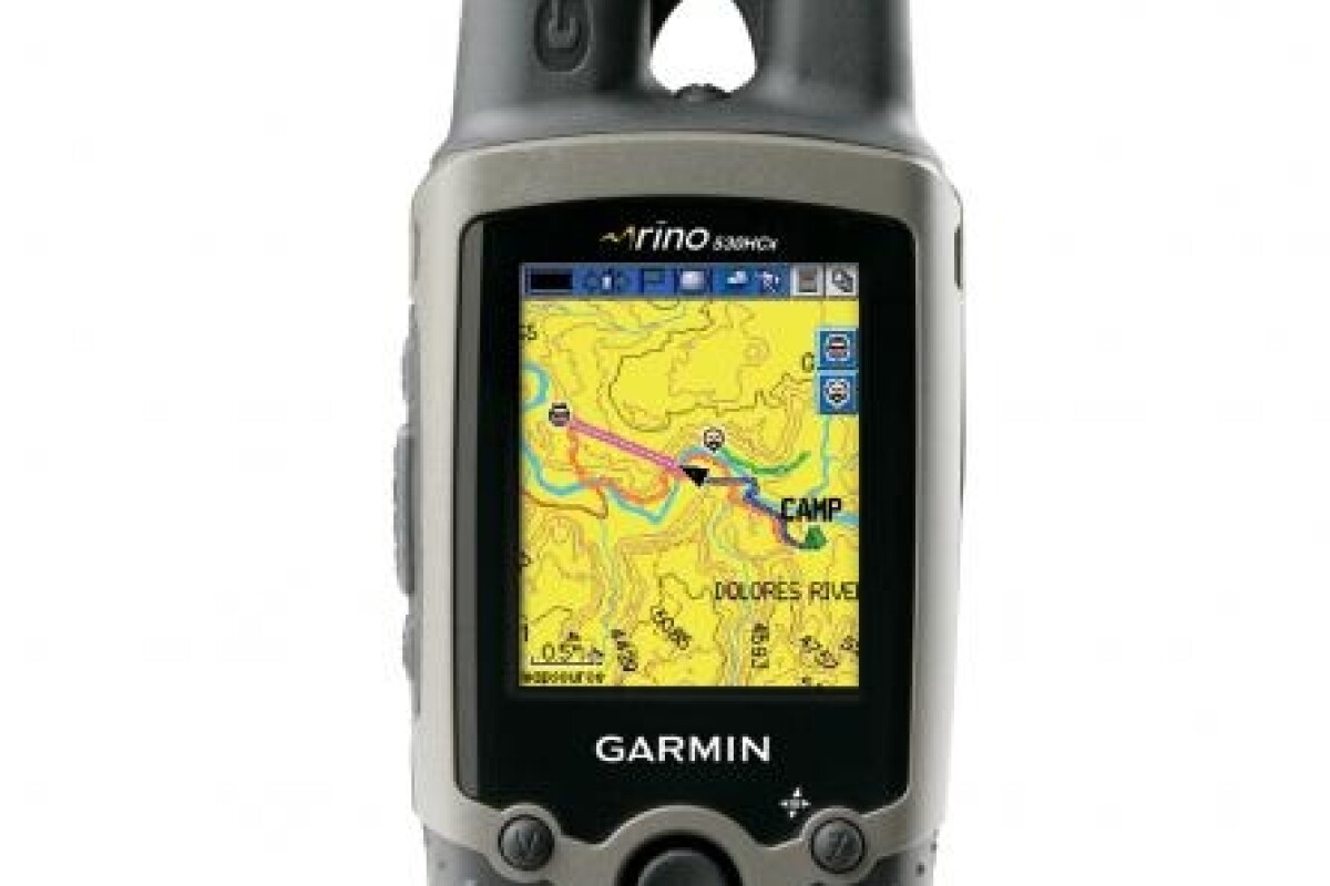 Try to get lost with a Garmin Rino GPS radio