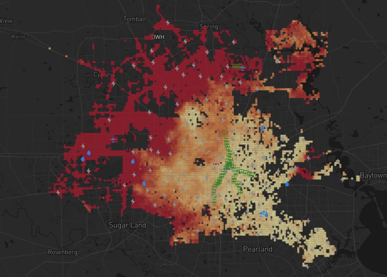 Houston, Texas, is the nation’s fastest-sinking city, with areas subsiding more than 20 millimeters a year