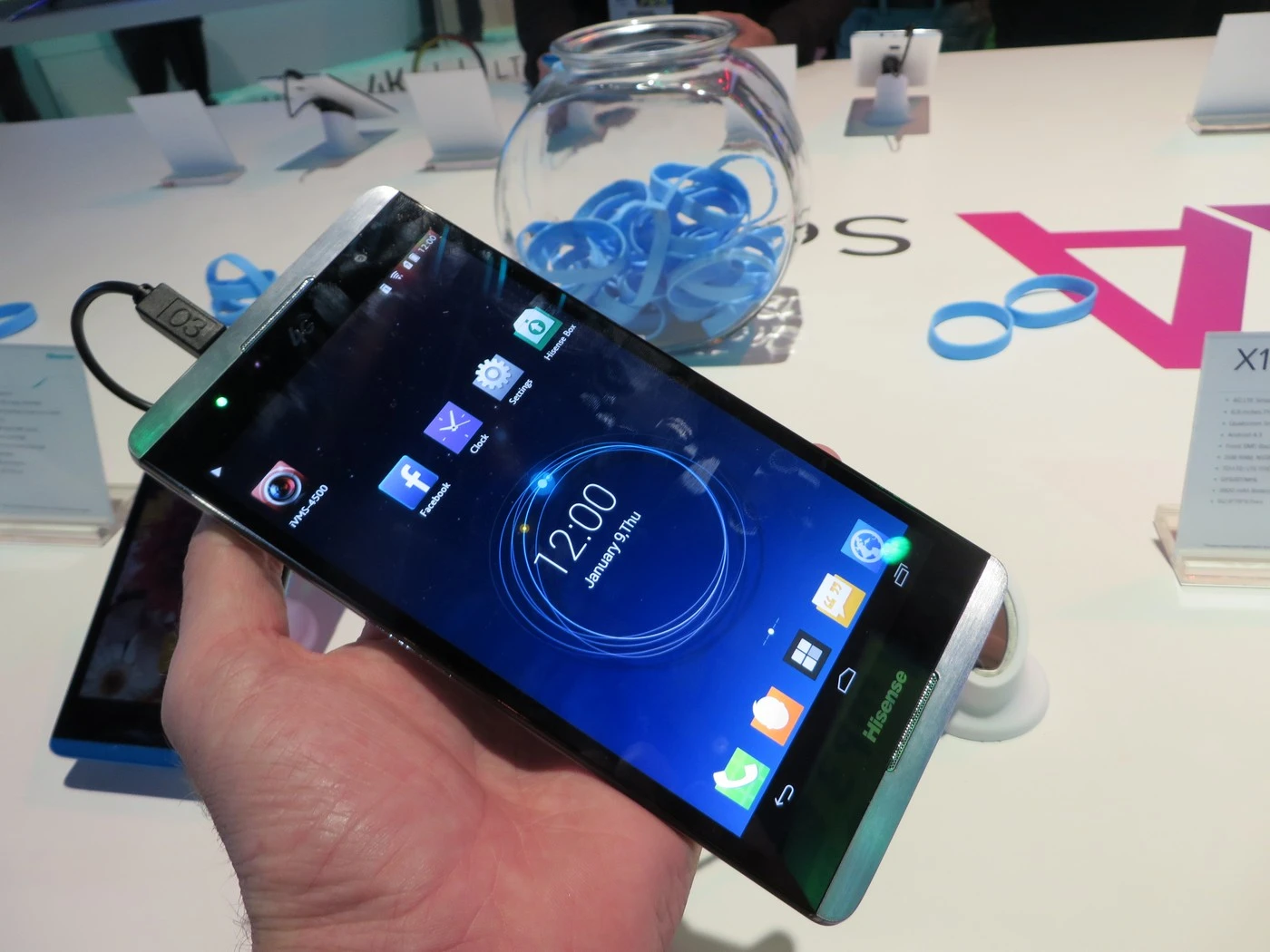 The HiSense X1 is a handful with its 6.8 inch display