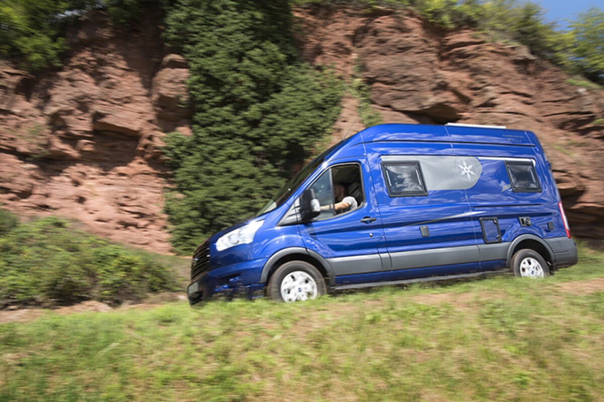 The Karmann Dexter 560 4x4 is based on a Ford Transit with intelligent all-wheel drive