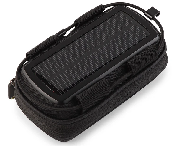 A solar panel powers the device throughout the day during use, and the company claims that a full 8-hour charge will last for over 20 hours of subsequent playing time