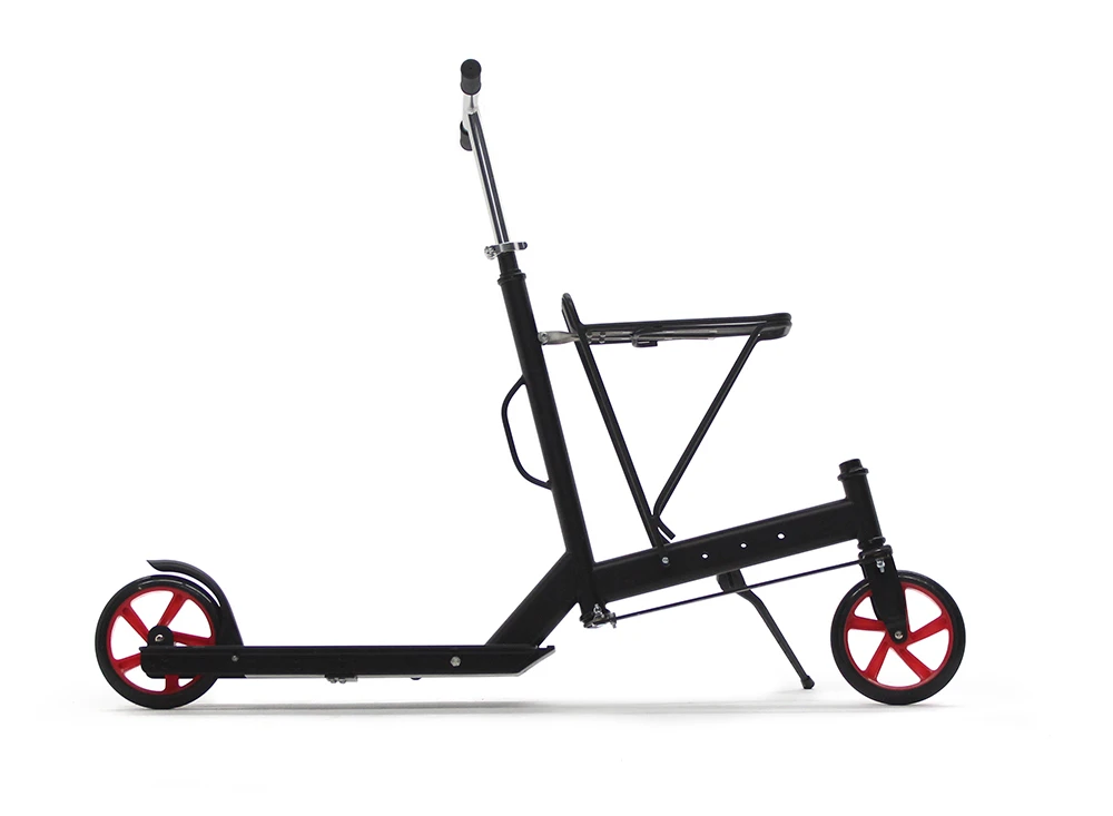 The Nimble Urban with bicycle rack