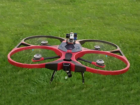 The Monarch drone has cameras top and bottom to inspect overhead features like bridges