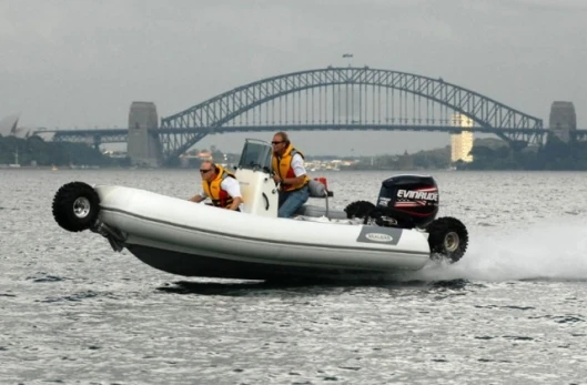 Sealegs amphibious on-water record