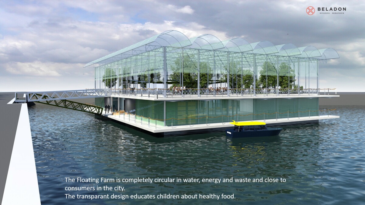 The use of renewable energy and the circular nature of the farming means that the farm will be almost entirely self-sufficient