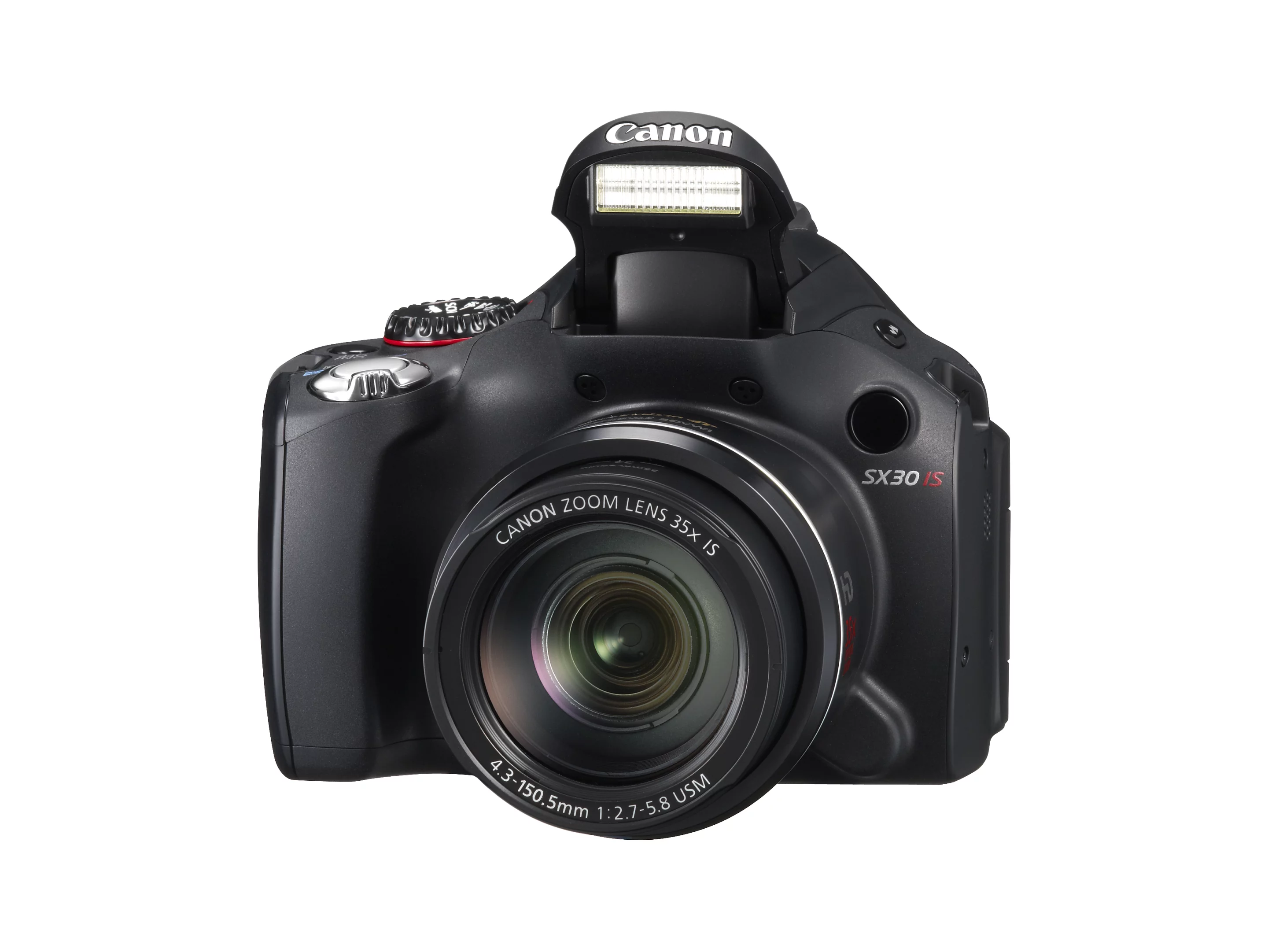 The PowerShot SX30 IS features a 35x-Wide Angle Optical Zoom lens with Optical Image Stabilization