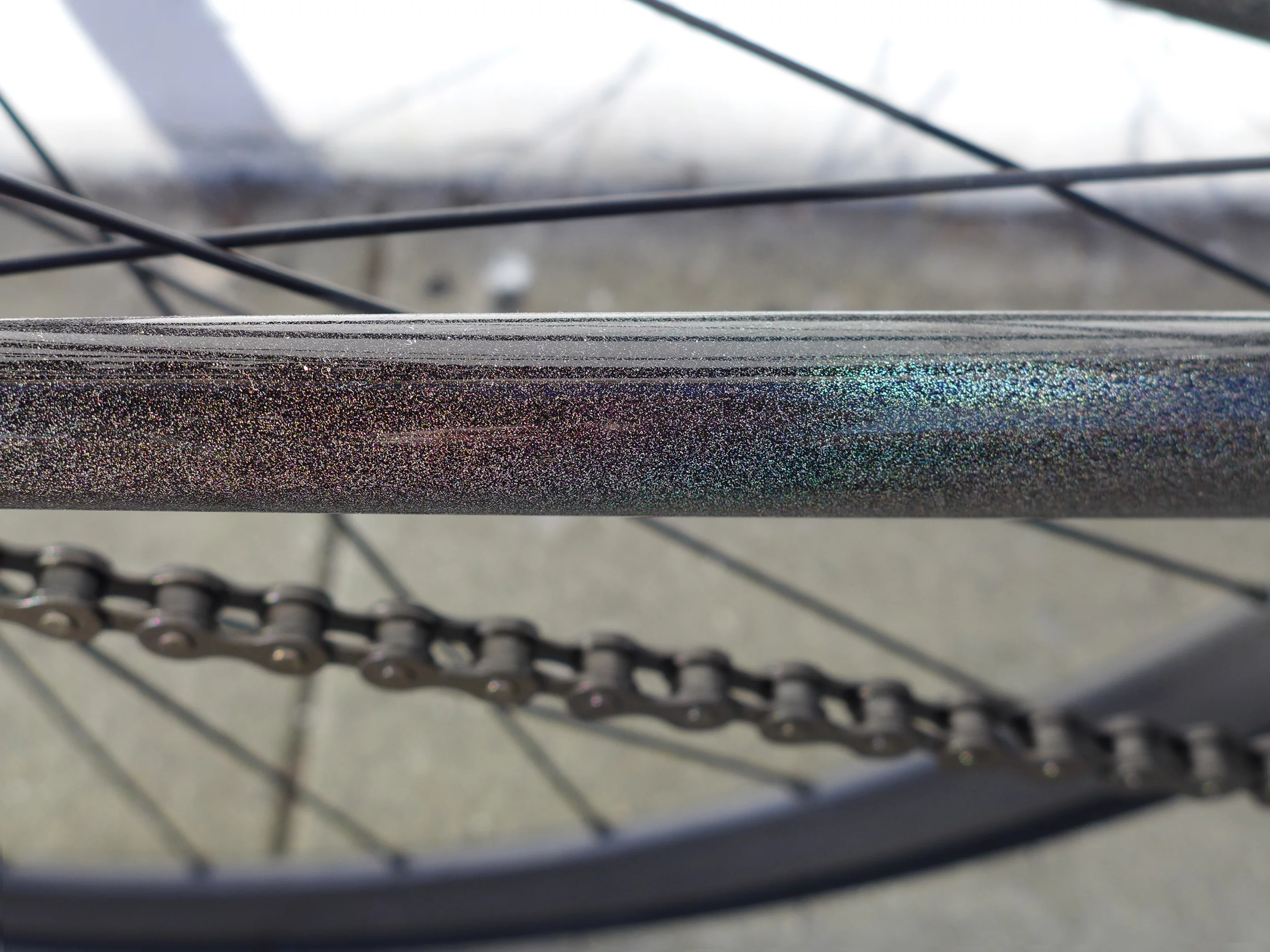 By day, there's just a slight sheen to an otherwise black or silver finish to the Lumen's frame