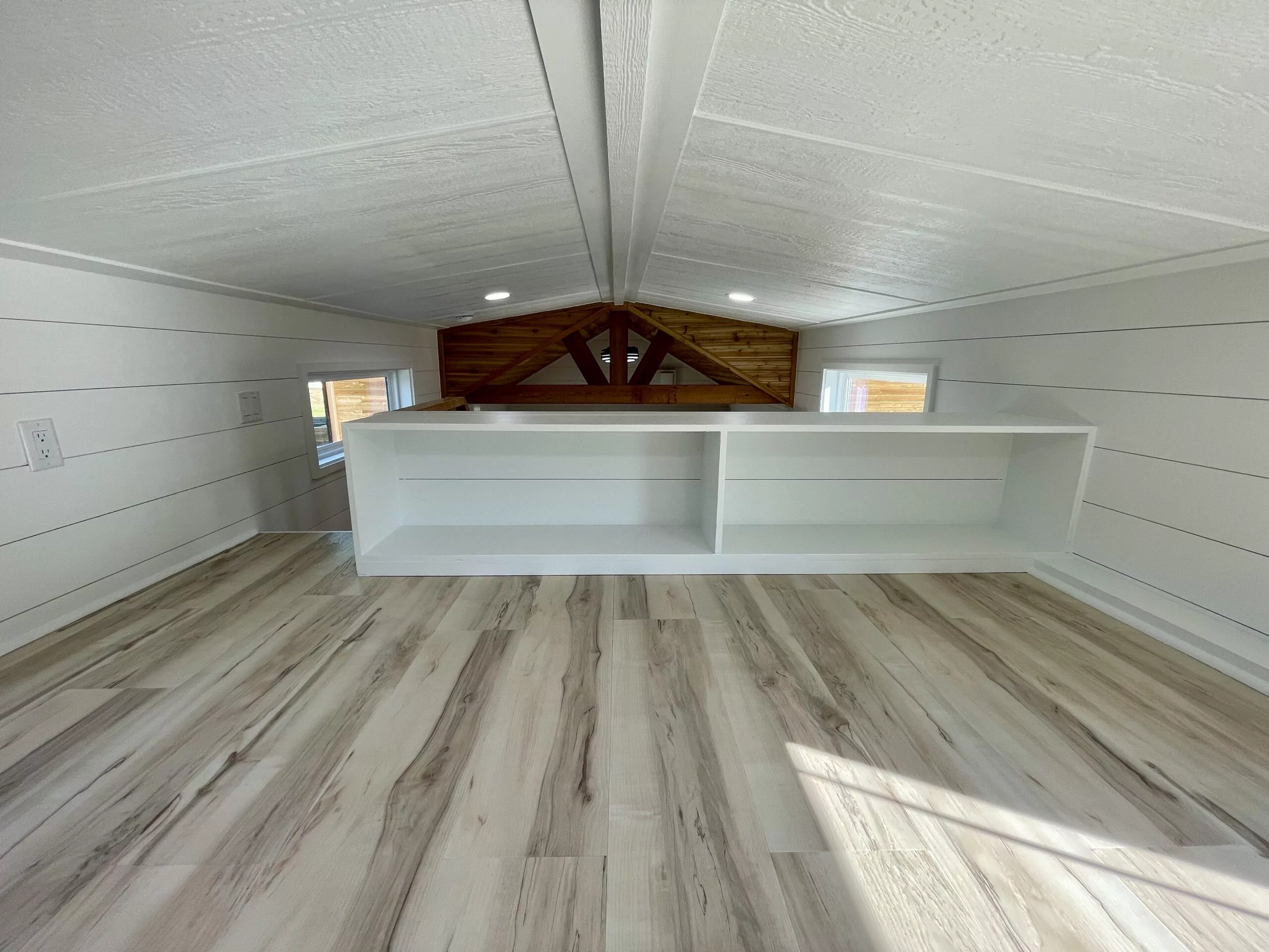 The New Chapter's storage/hobby room has ample space for a bed and could also serve as a guest bedroom