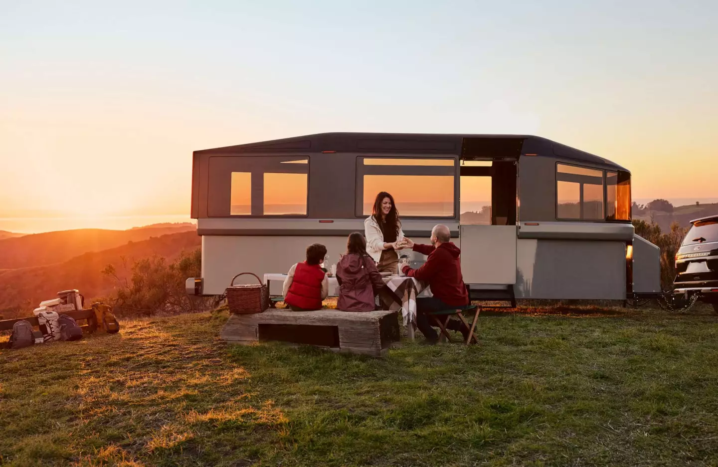 The Lightship L1 will debut as a family trailer with configurations for four to six people