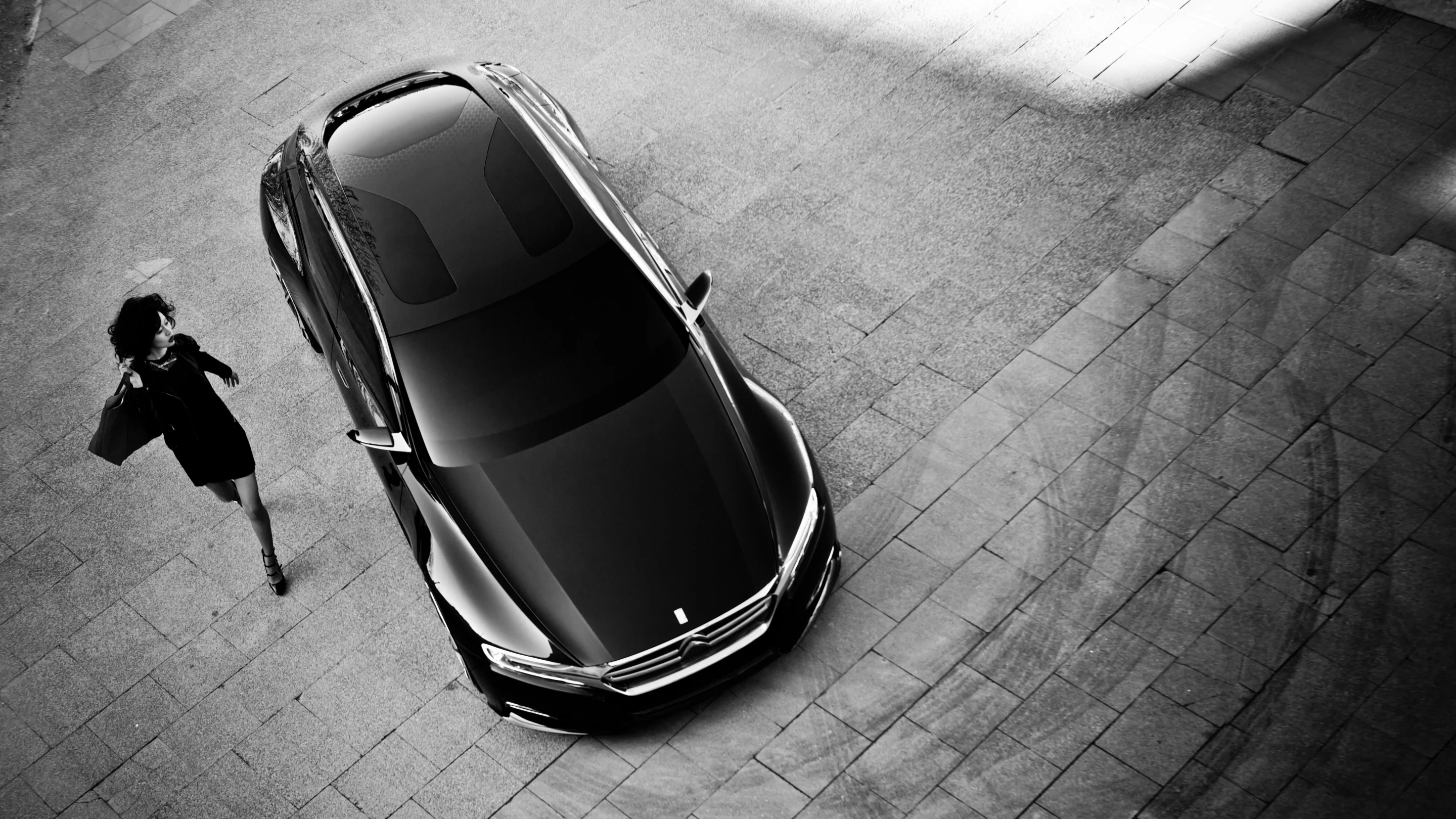 The roof of the new Citroen lets in plenty of light