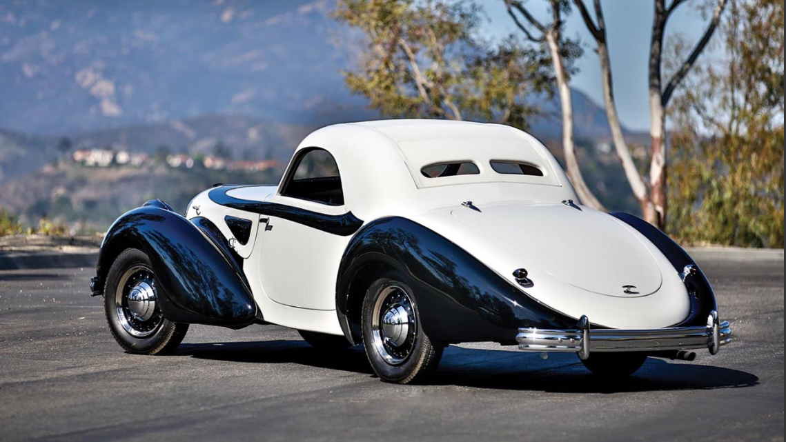 No Sale | 1937 Delahaye 135 M CoupeEstimate: $1,700,000 to $2,100,000Official Auction Description: Worldwide Auctioneers Lot 53