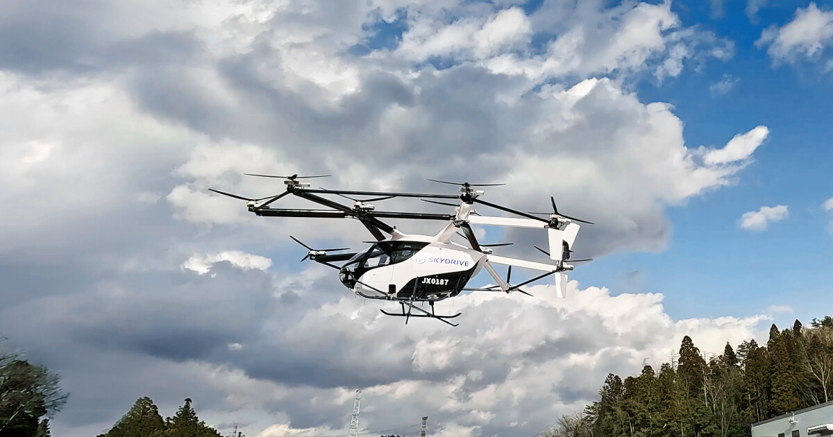 Toyota-based SkyDrive 'eVTOL for everyone' powers toward 2025 debut