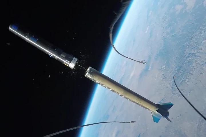 GoPro posted footage of a rocket launch on its YouTube page this morning