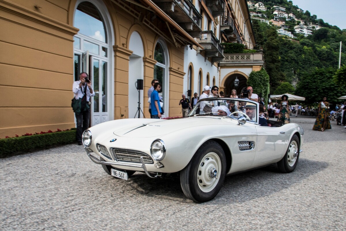 Also in the movie car class was a 1958 BMW 507 Roadster once owned by Elvis Presley. Th car also appeared in the film Hula-Hopp, Conny (1959) Entrant:Christian Traber (CH)