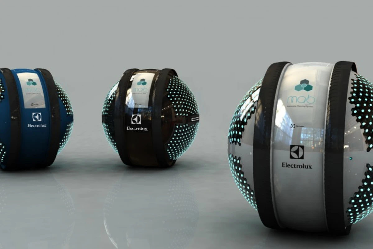 Young designer Adrian Perez Zapata from Colombia, won this year's competition with his automated home cleaning concept entitled "Mab"