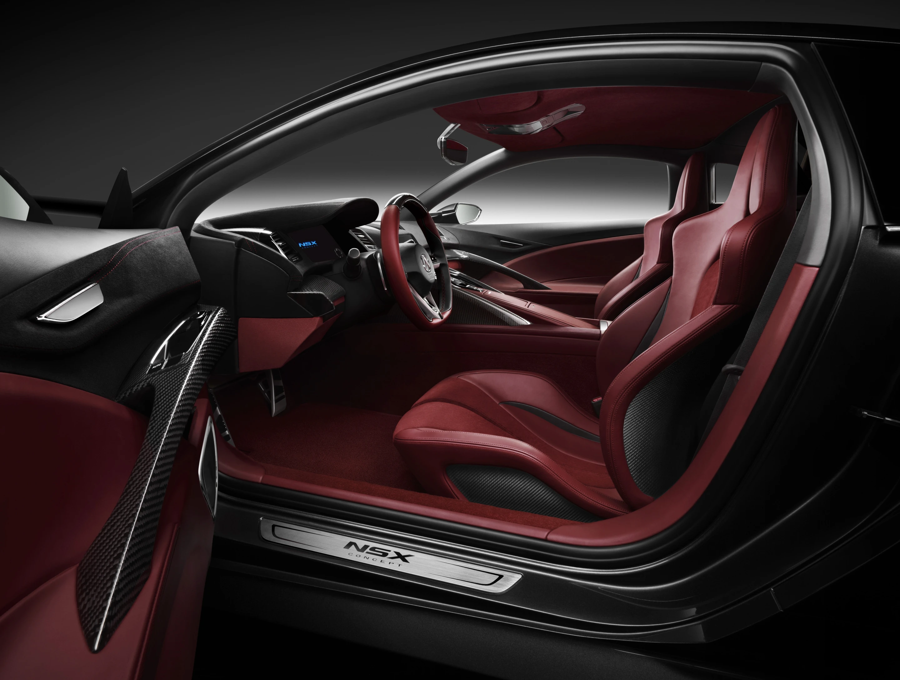 Acura shows the interior of the 2013 NSX Concept
