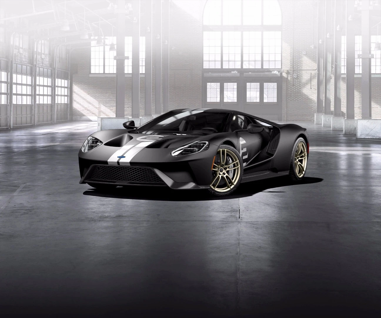 The GT '66 Heritage Edition gets a combination of shadow black paint and gray stripes