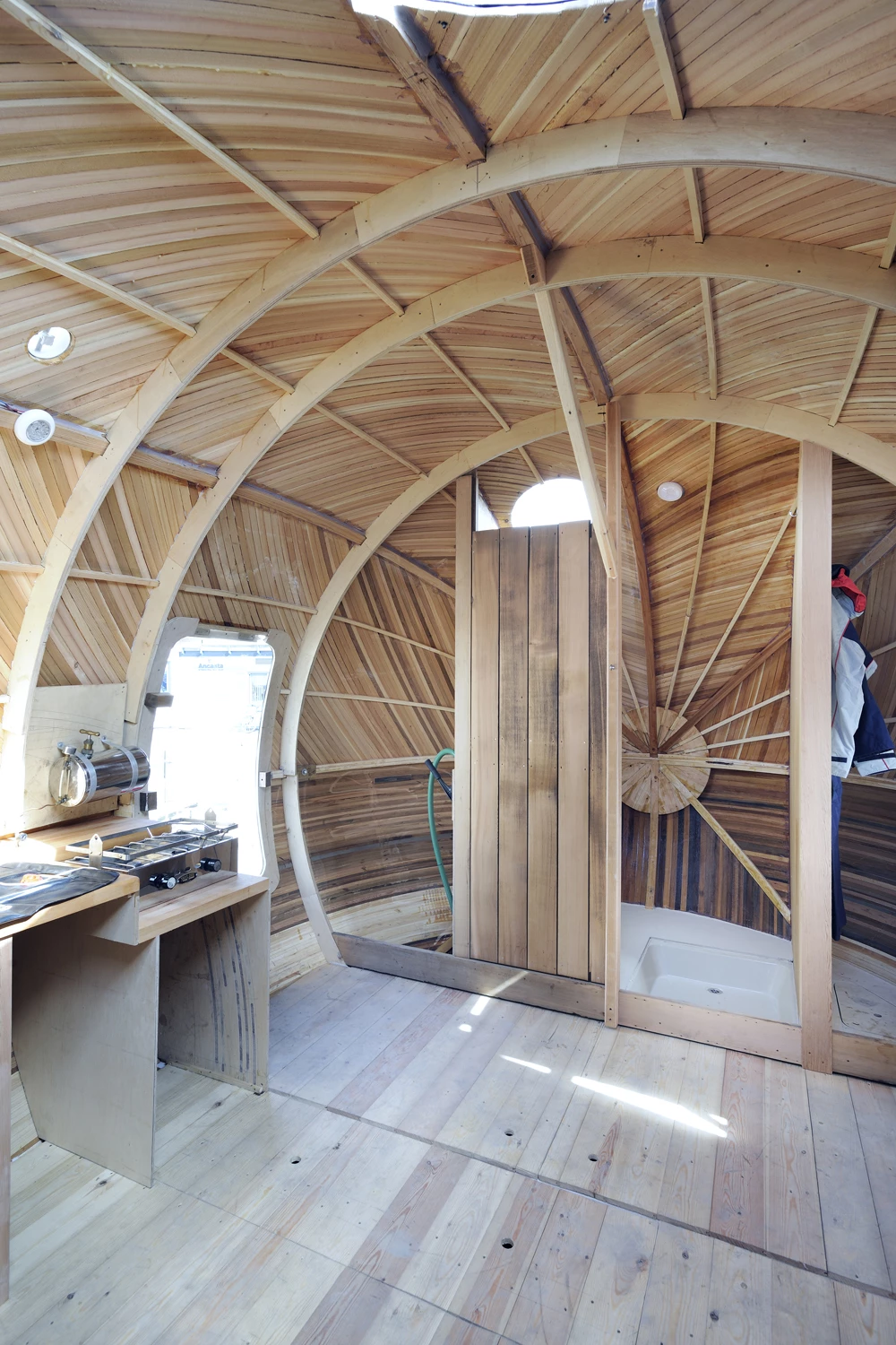 The buoyant, waterproof structure measures roughly 6 x 2.8 meters (20 x 10 feet) (Photo: Nigel Rigden)