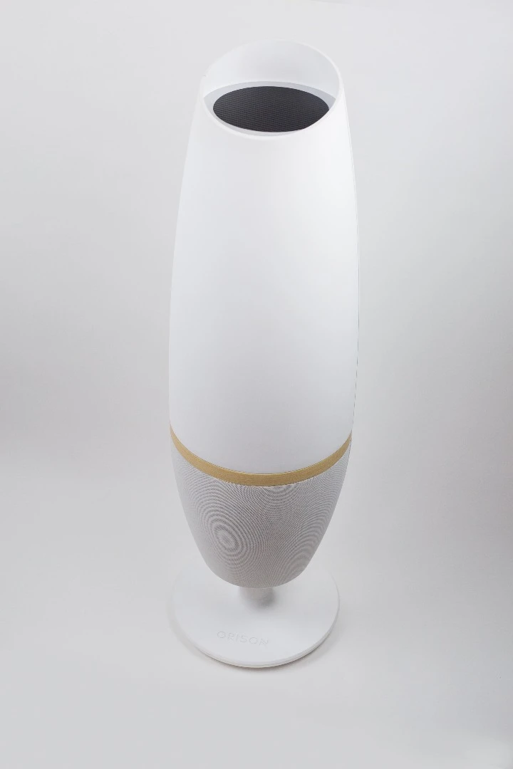 The Orison Energy Tower may also be equipped with built-in LED lighting and a Bluetooth wireless speaker