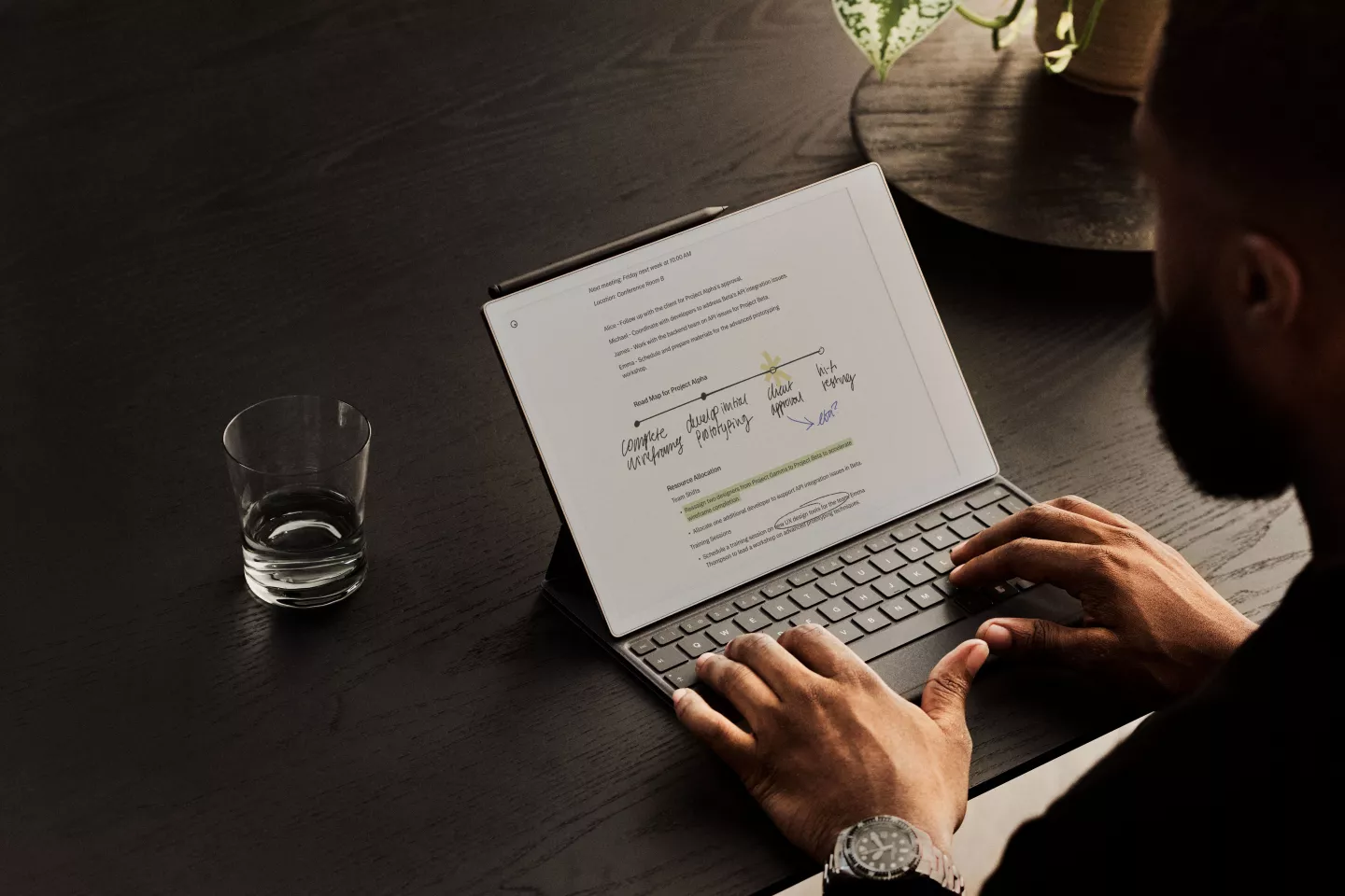 A keyboard folio is optionally available, which is available in seven languages