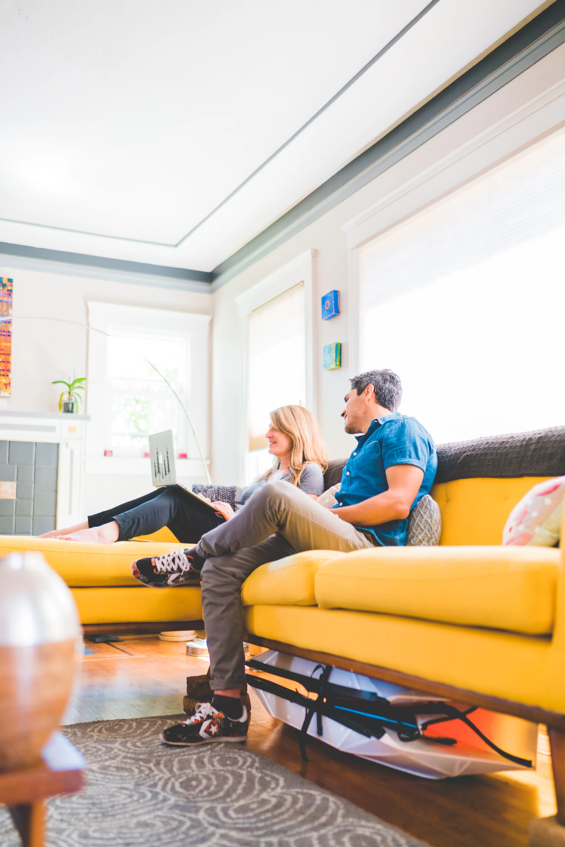 Unlike a hard-walled kayak, the Inlet fits neatly in the smallest of homes