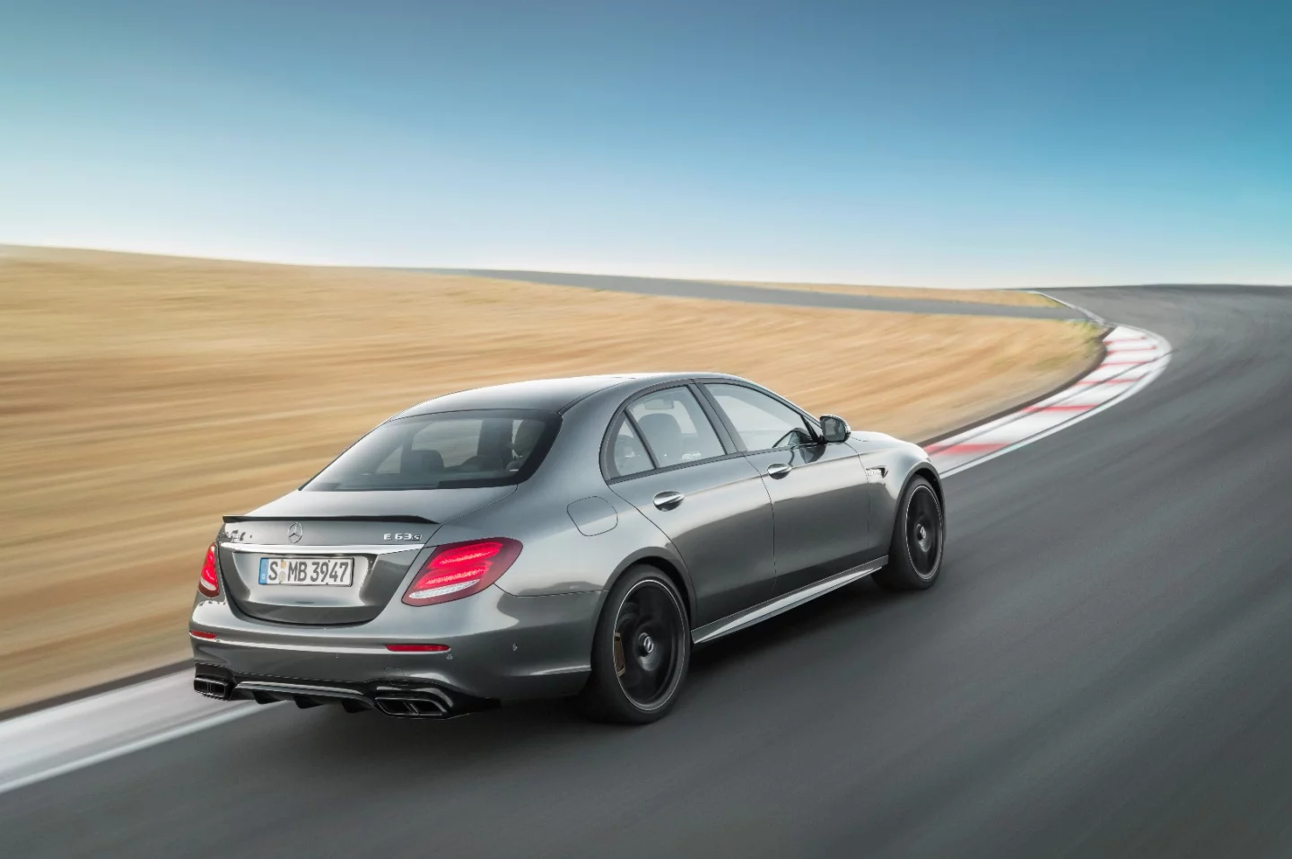 The E63 S will hit 100 km/h in 3.4 seconds