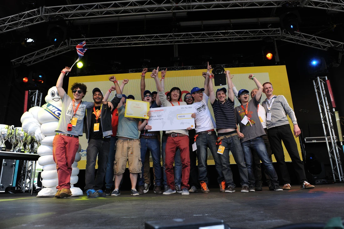 Picking up the prize