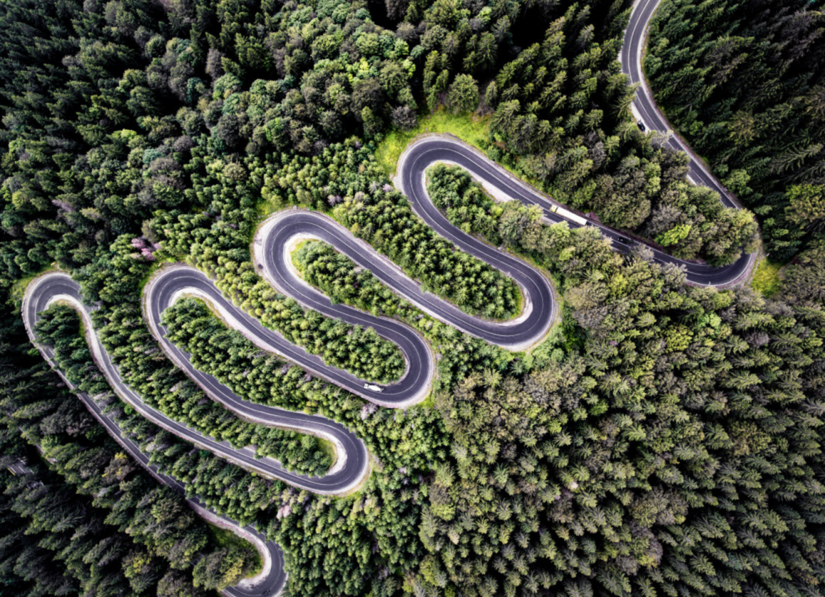 Infinite road to Transylvania, by Calin Stan