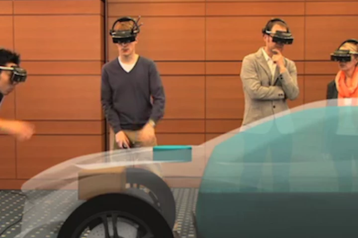 Canon's MR System headsets look bulky, though they do pack in a lot of technology