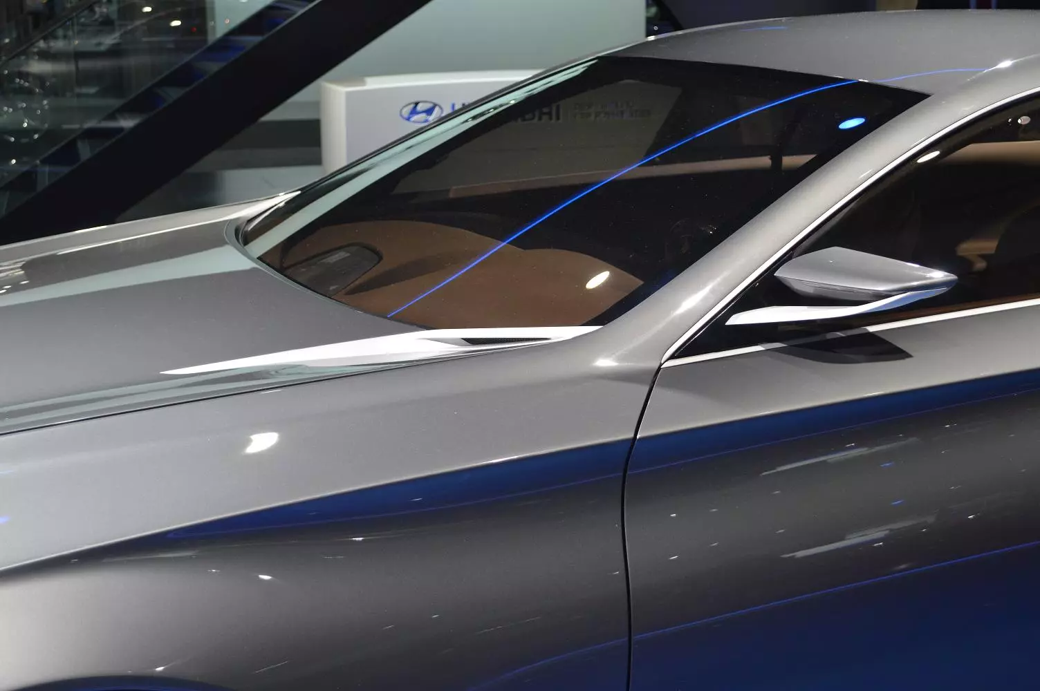The Hyundai HDC-14 Genesis concept at the North American International Auto Show