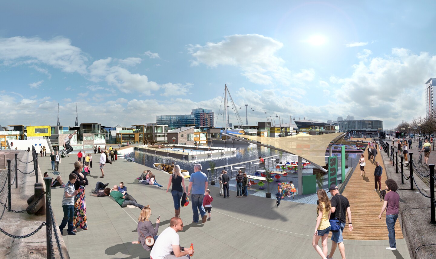 Yuppie ghetto or unique mixed-use development? Mayor of London Boris Johnson is betting on East London's Royal Victoria Dock site becoming the latter