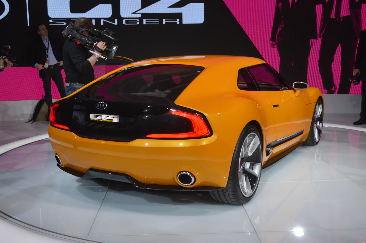 Rear view of the GT4 Stinger