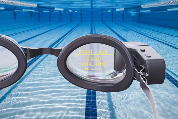 The Holoswim goggles should sell for $149, when and if they reach production