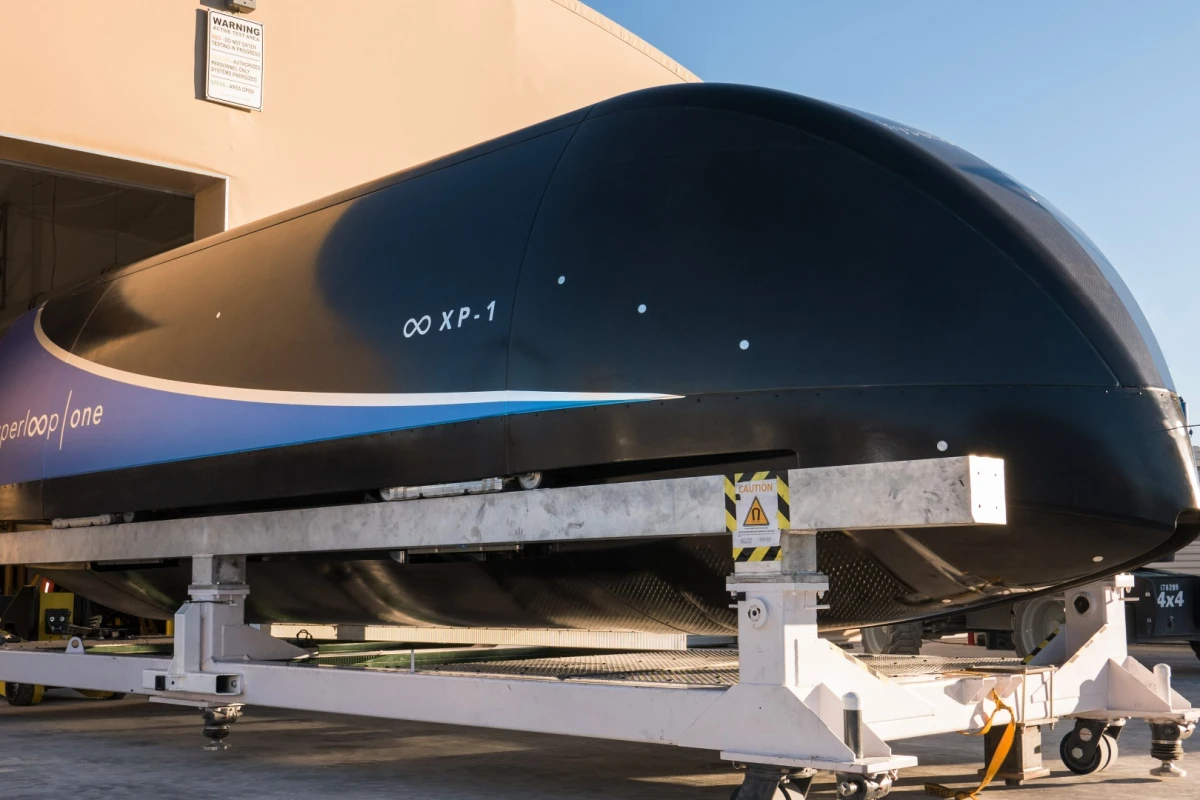 Virgin Hyperloop One's new speed record was set using an unmanned prototype travel pod