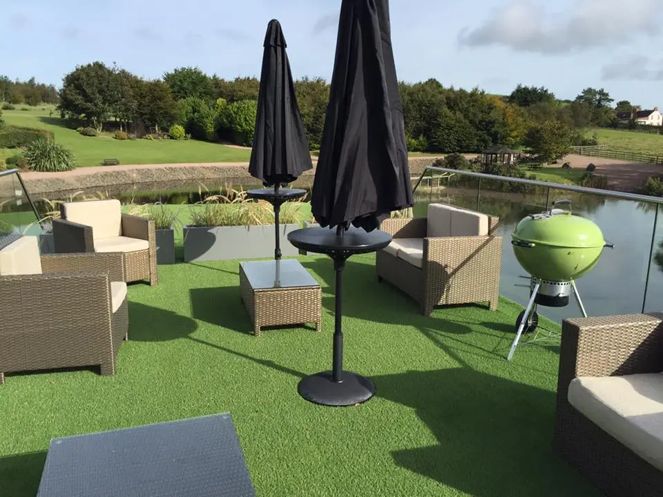 The entire roof is a terrace accessible via stairs