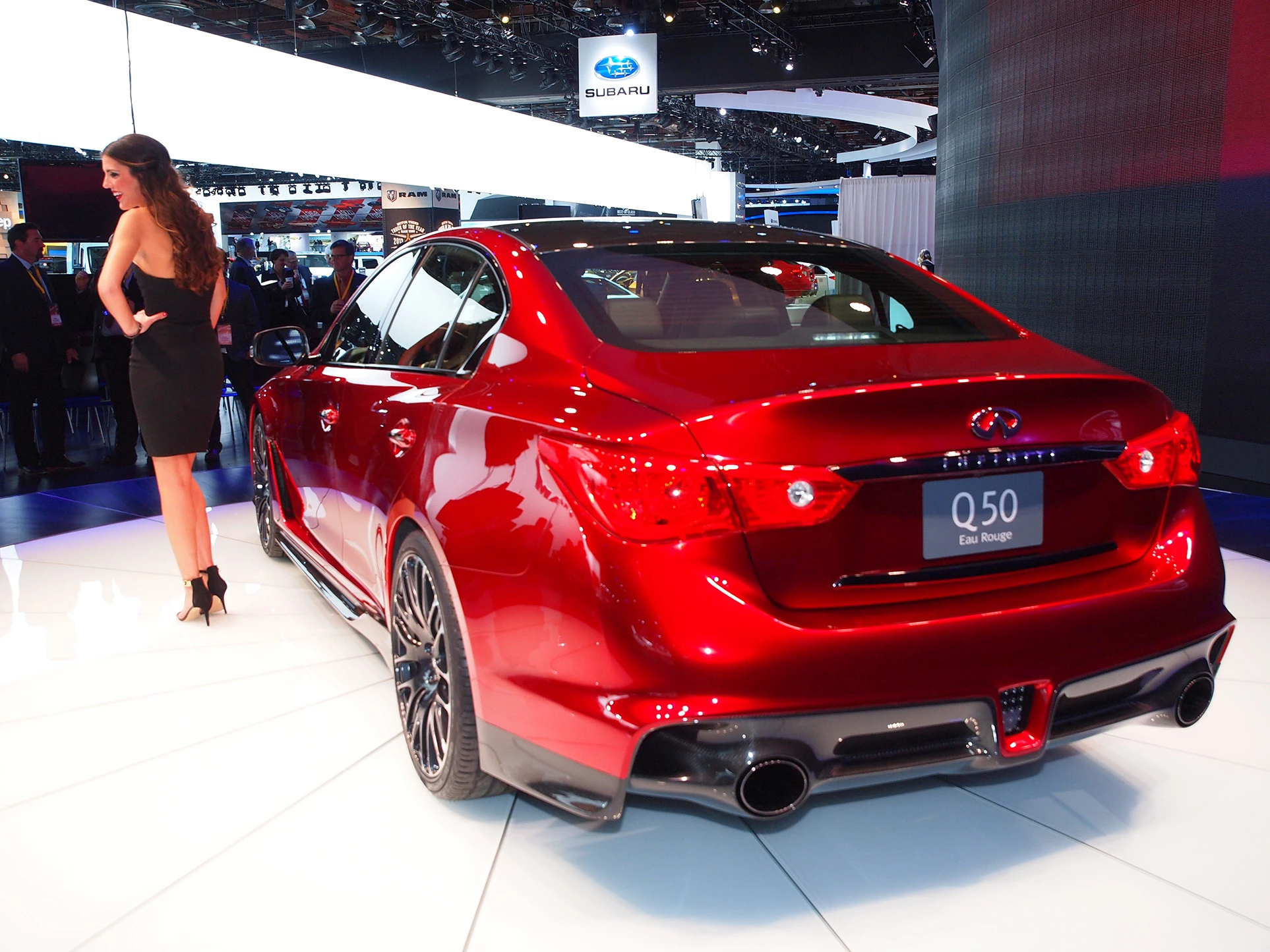 Infiniti's 560 hp Q50 Eau Rouge high-performance sedan prototype