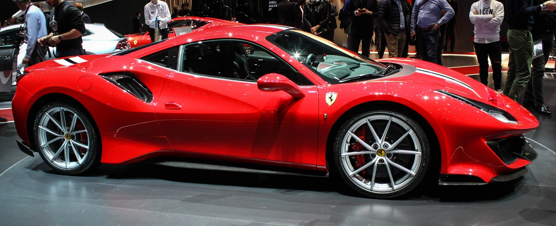 The track-inspired 488 Pista has 710 hp and weighs nearly 200 lb (90 kg) less than the 488 GTB