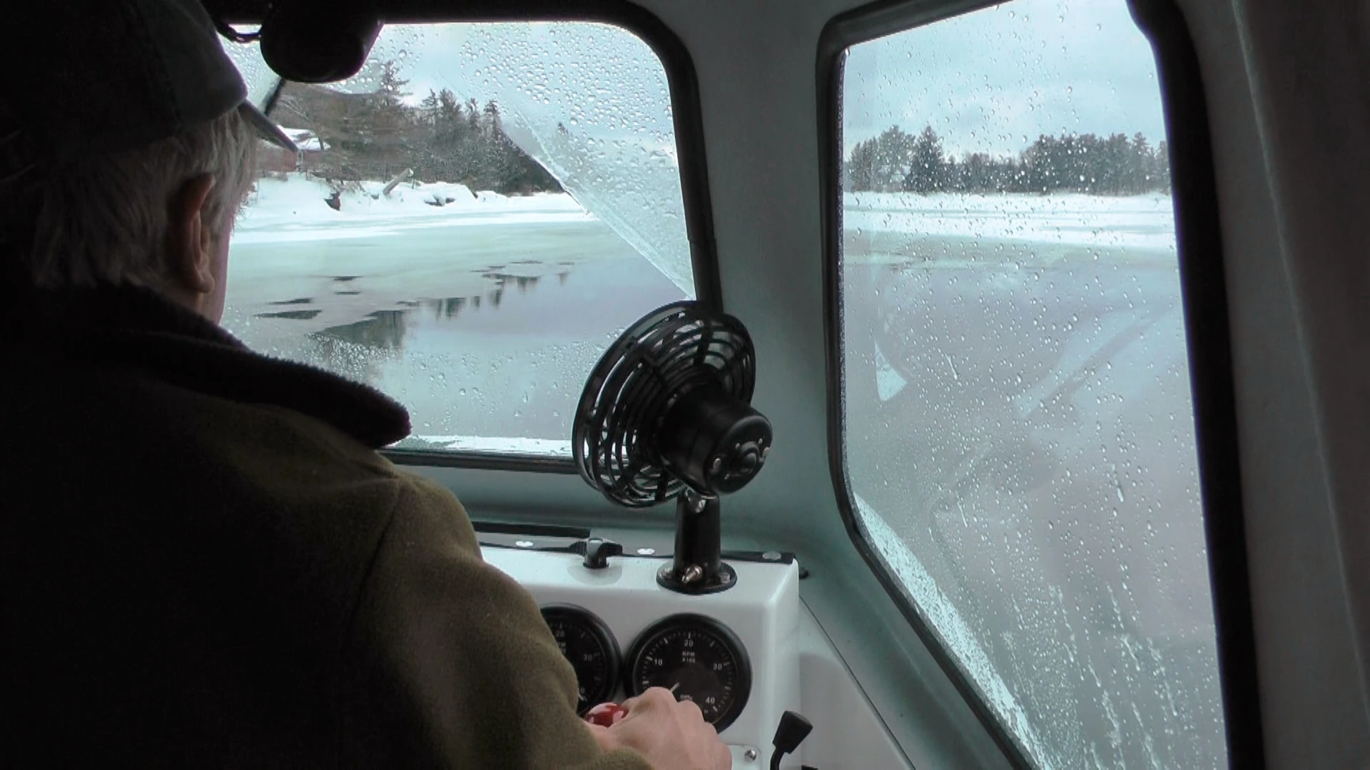The AirRider hovercraft interior