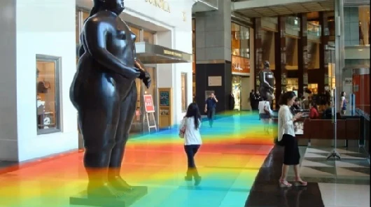 Buildings have unique spatial magnetic signatures that can be used for indoor positioning