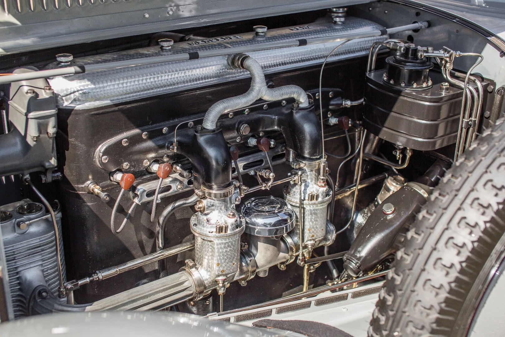 This Saoutchik Mercedes-Benz 680 S Torpedo's 6.8 liter supercharged motor produced 180 horsepower and it was one of the fastest road cars in the world.