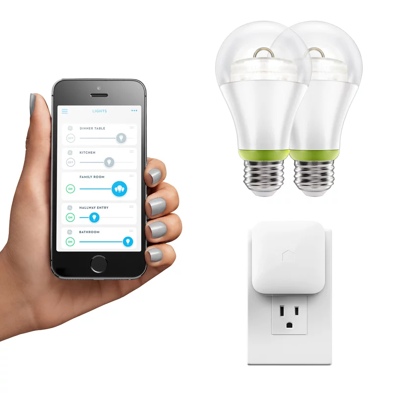 The full starter kit for GE's Link costs $50 and includes two bulbs and the connect hub