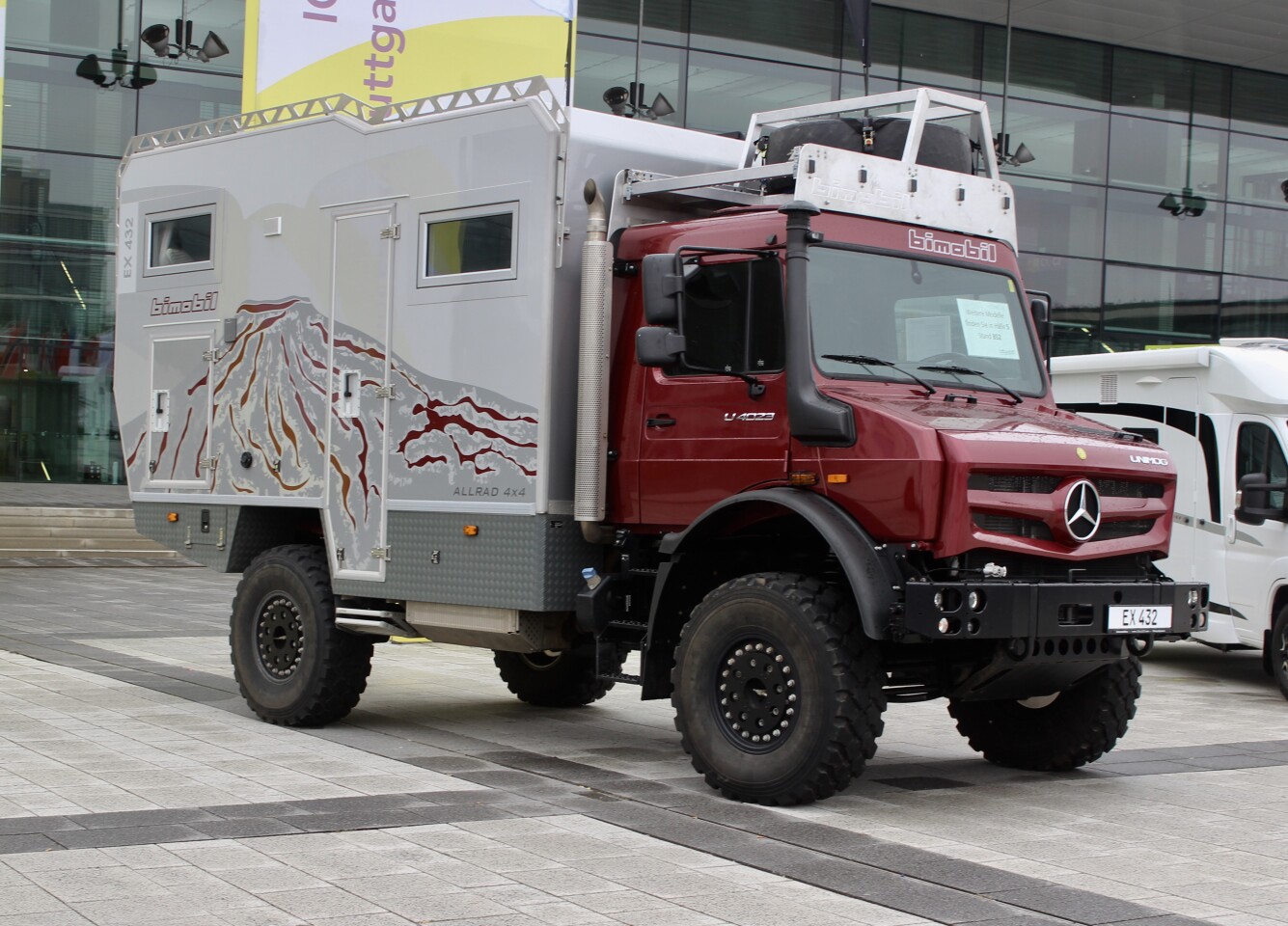 This Unimog-based EX 432 is another one of Bimobil's latest models