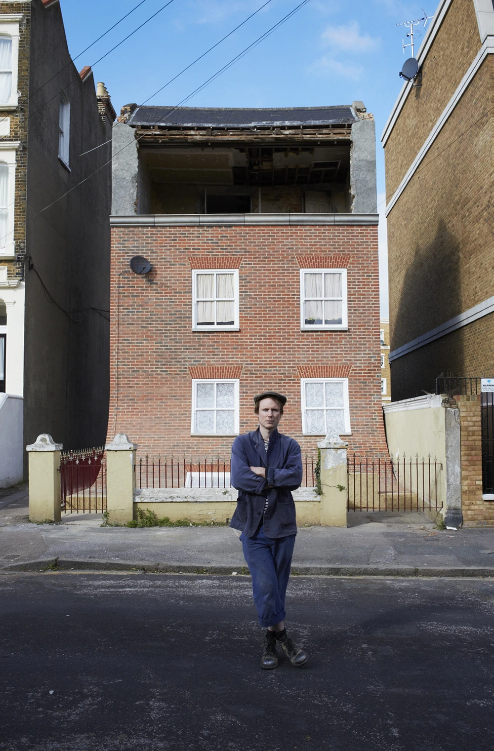 The newly opened installation will stay put until October, 2014 (Photo: Alex Chinneck)