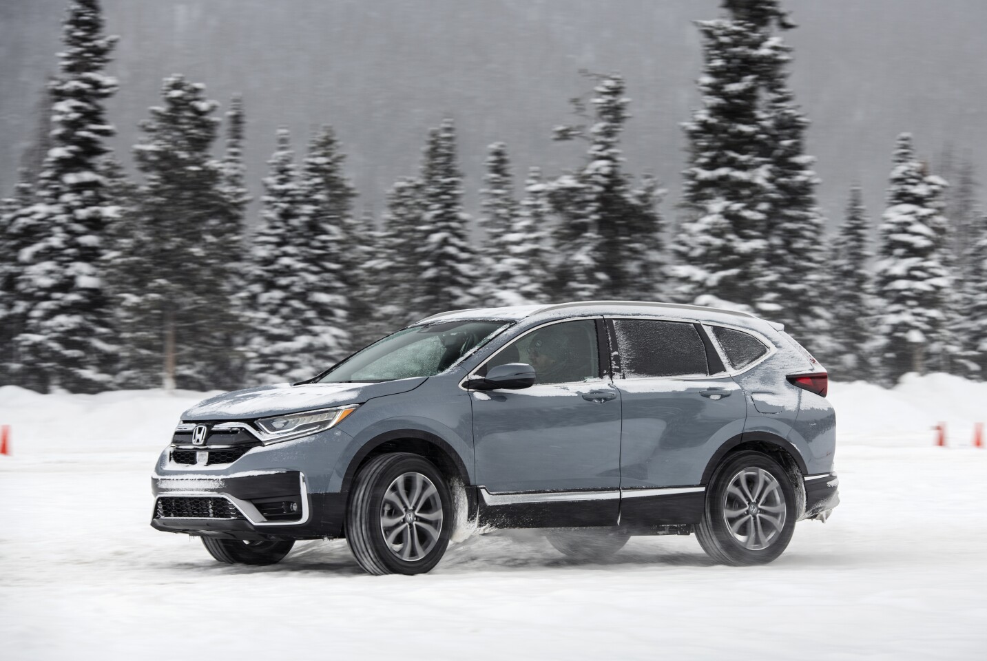 Every Honda product tested on the snow and ice, including the 2020 CR-V, proves very safe