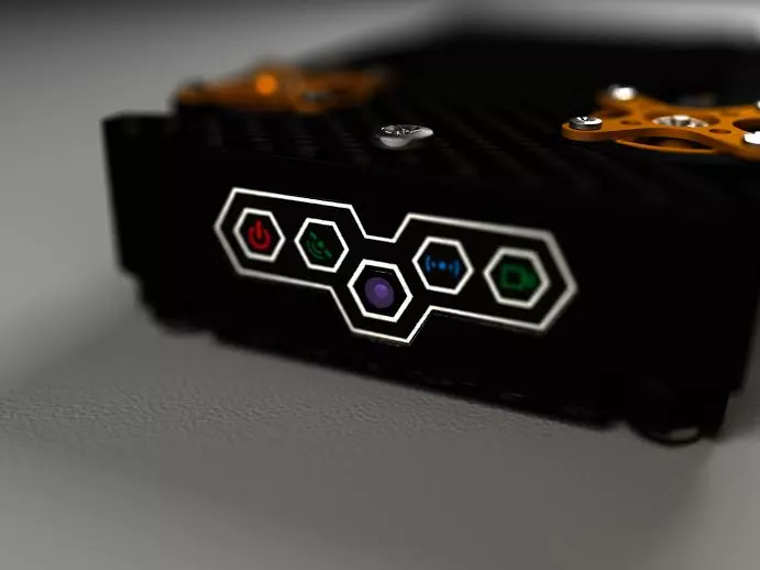 The Blu has some button controls on the aircraft itself